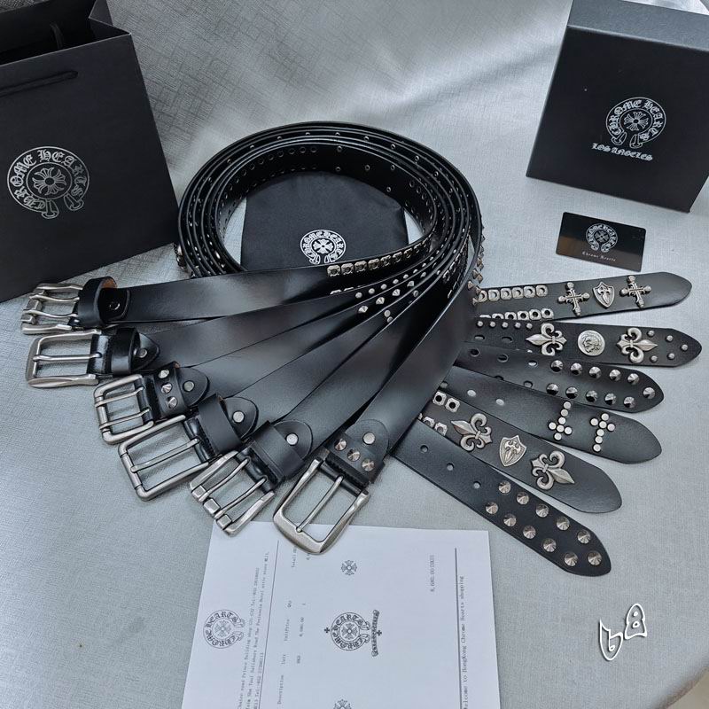 Chrome Hearts belt 38mmX100-125cm lb01